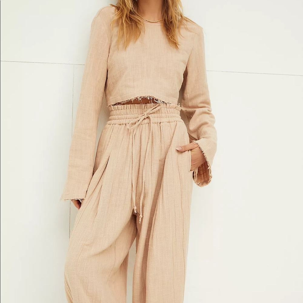 Perfect condition. Reposhing FP endless summer pant and long sleeve set
